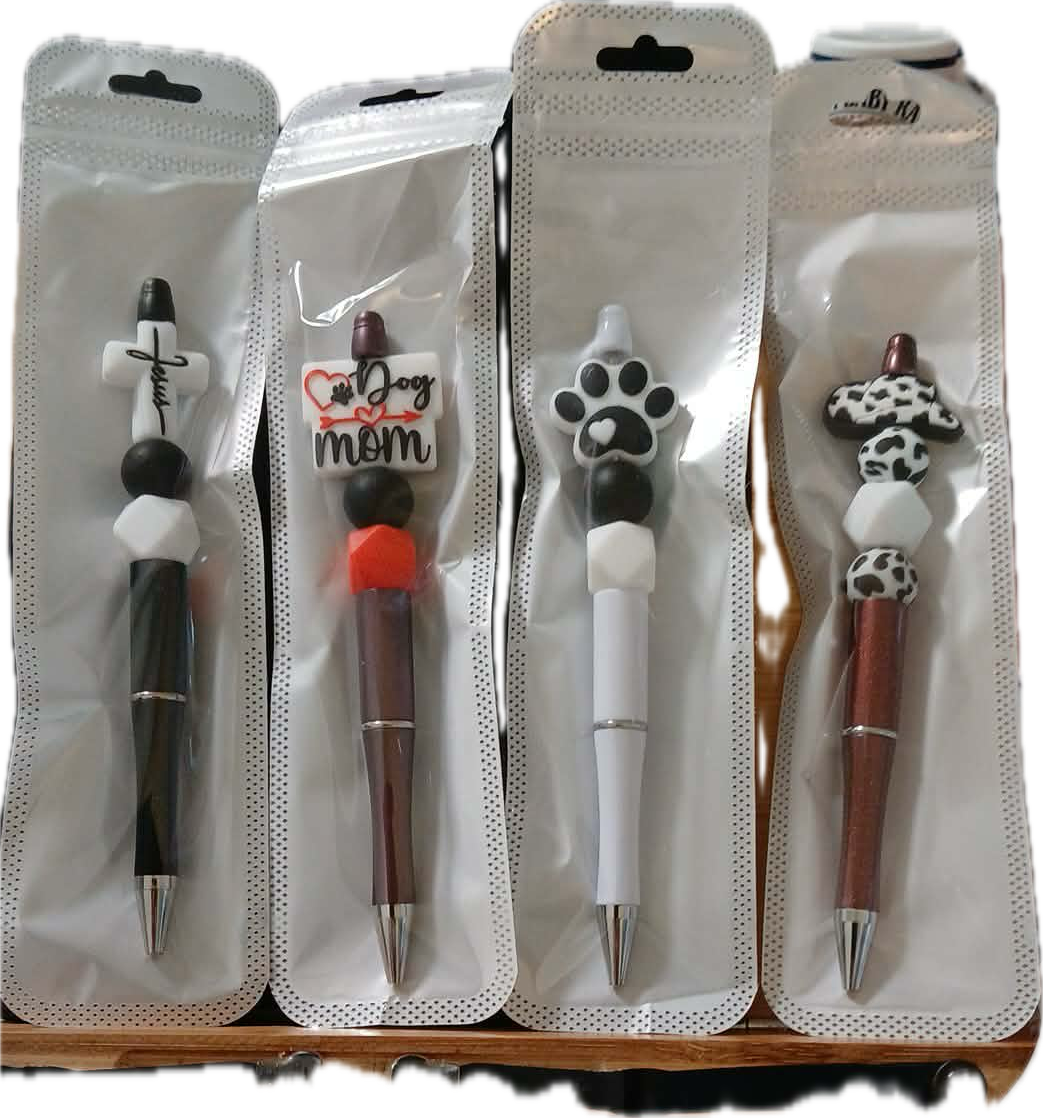 Beaded pens
